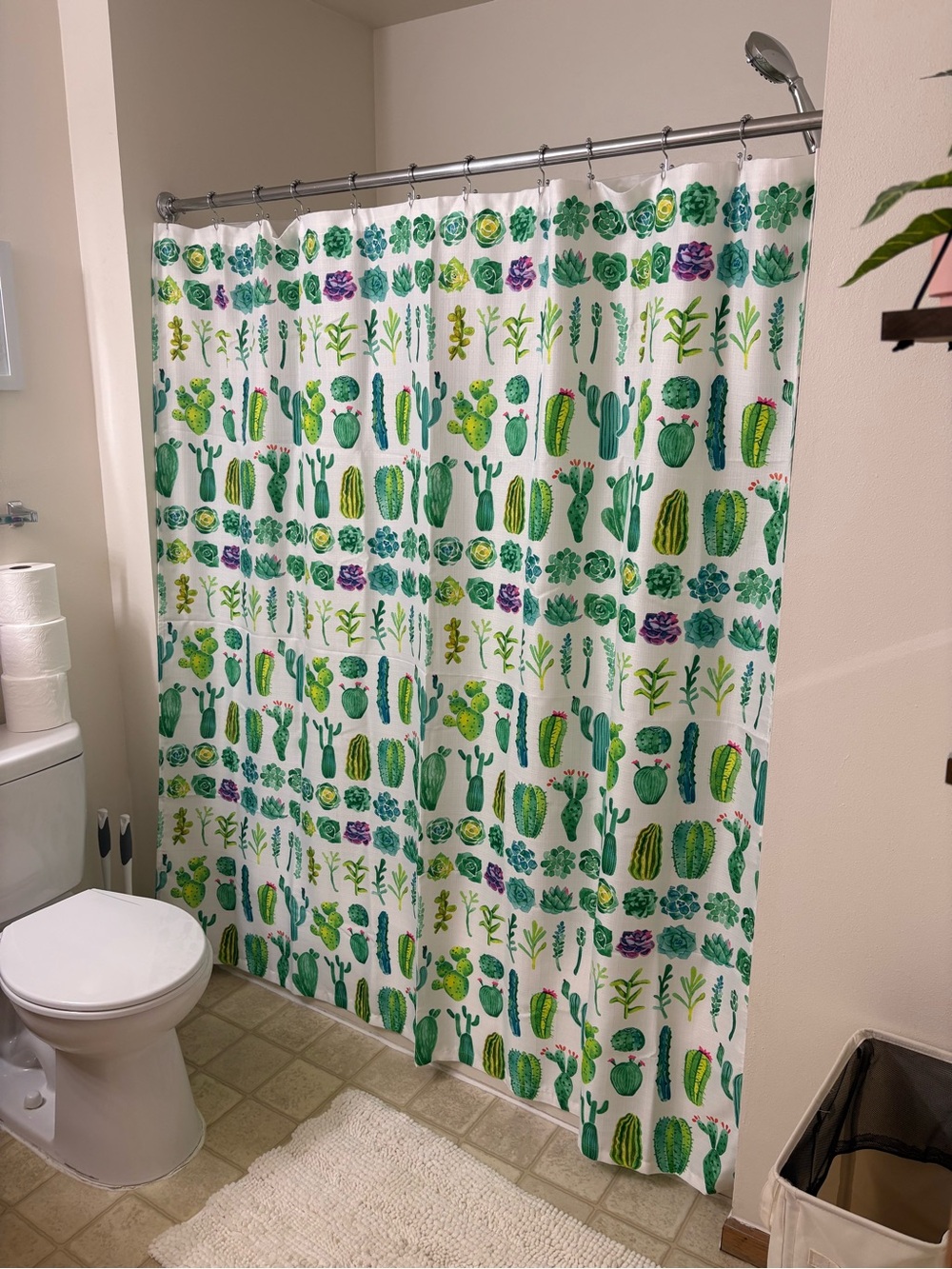 Succulent Shower Curtain